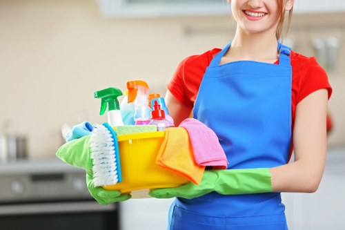 Detailed move-out cleaning in a Bow residential property