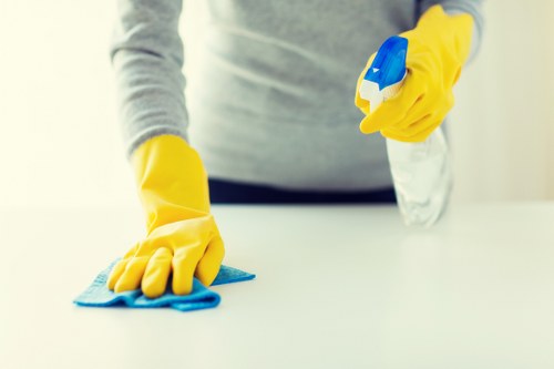 Local carpet cleaner working in a Bow flat or apartment