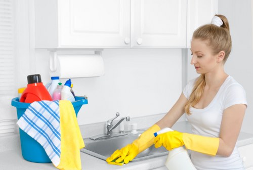 Bow carpet cleaning service treating a stained carpet with care